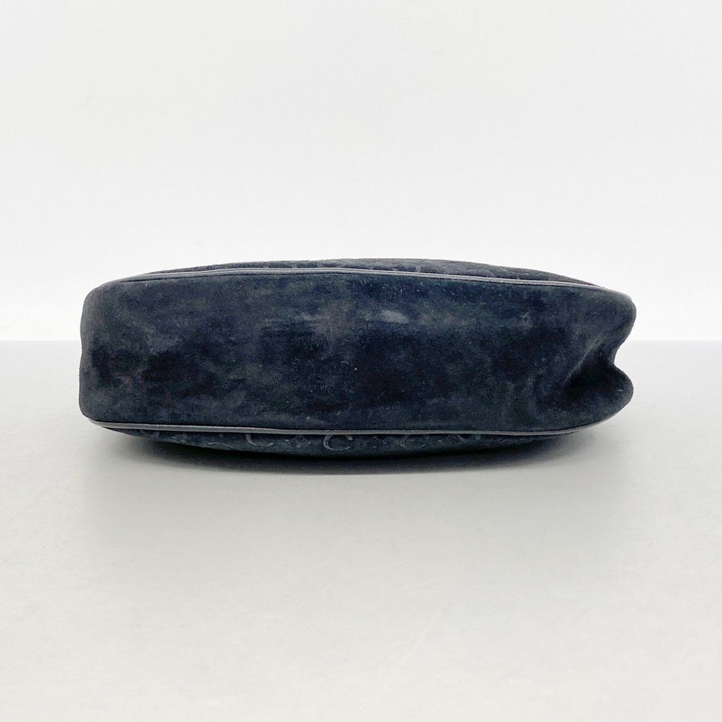 Celine Handbag C Macadam Suede Black Silver — view 3