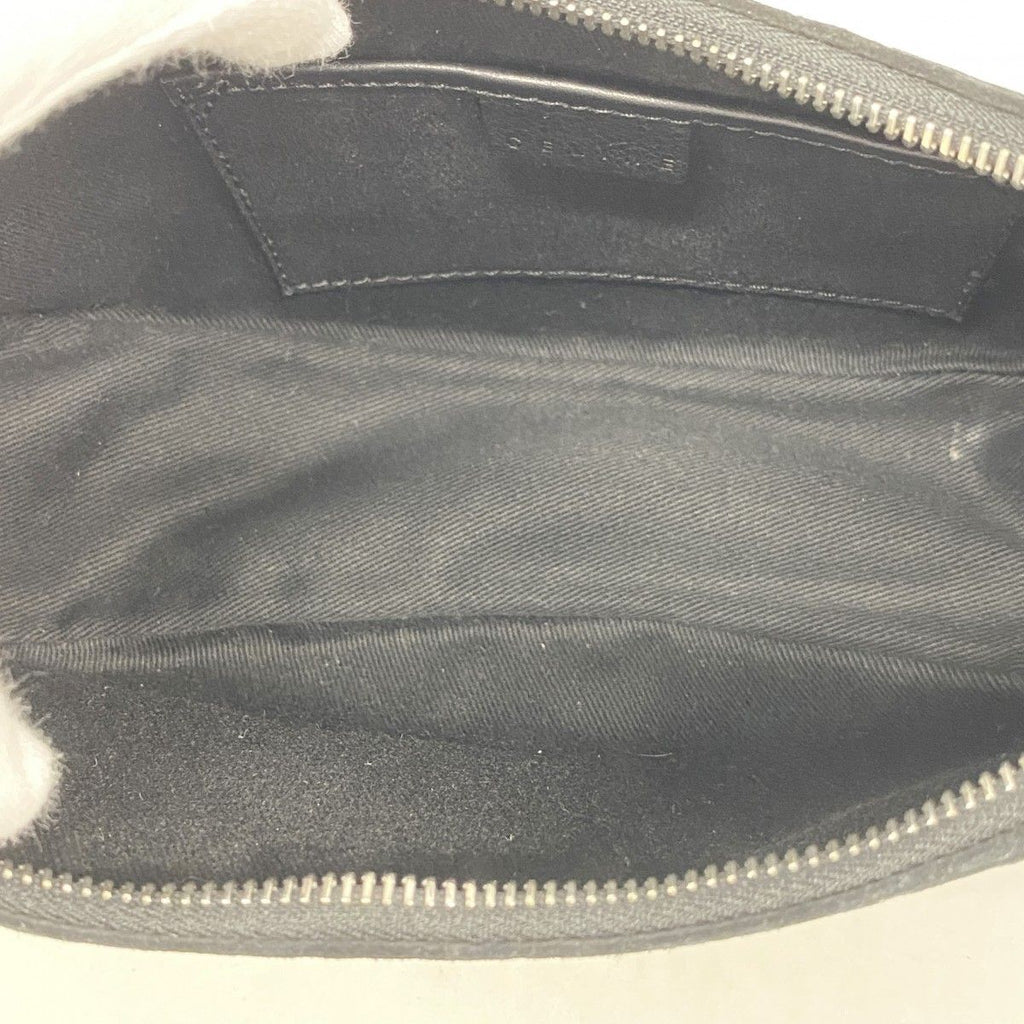 Celine Handbag C Macadam Suede Black Silver — view 4