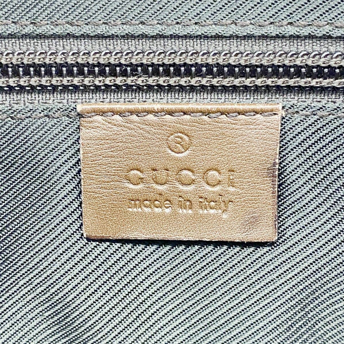 Gucci Shoulder Bag GG Canvas Brown Silver — view 5
