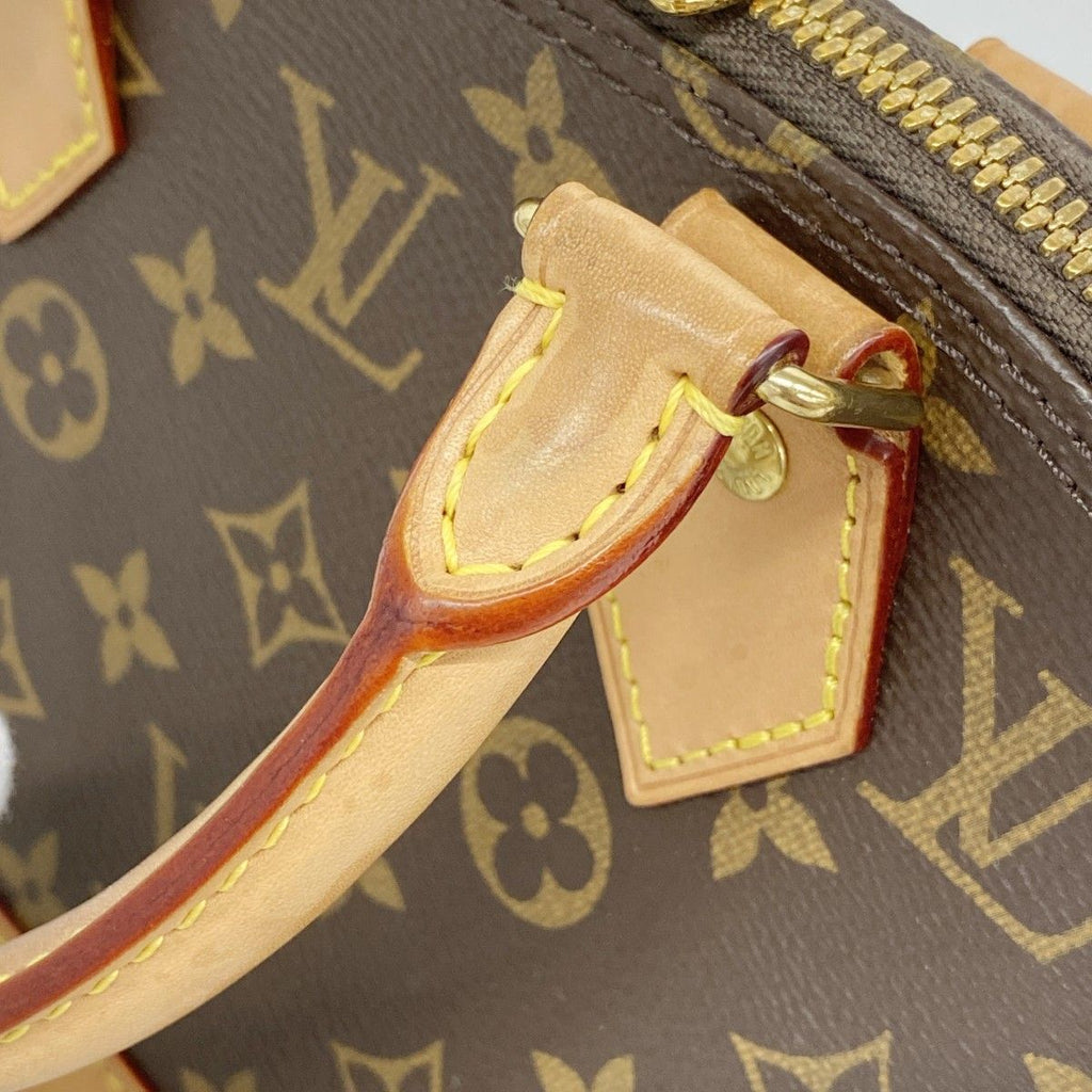 Louis Vuitton Handbag Monogram Alma BB Brown 2-Way — view 8