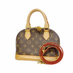 Louis Vuitton Handbag Monogram Alma BB Brown 2-Way