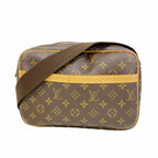 Louis Vuitton Shoulder Bag Monogram Reporter PM Brown
