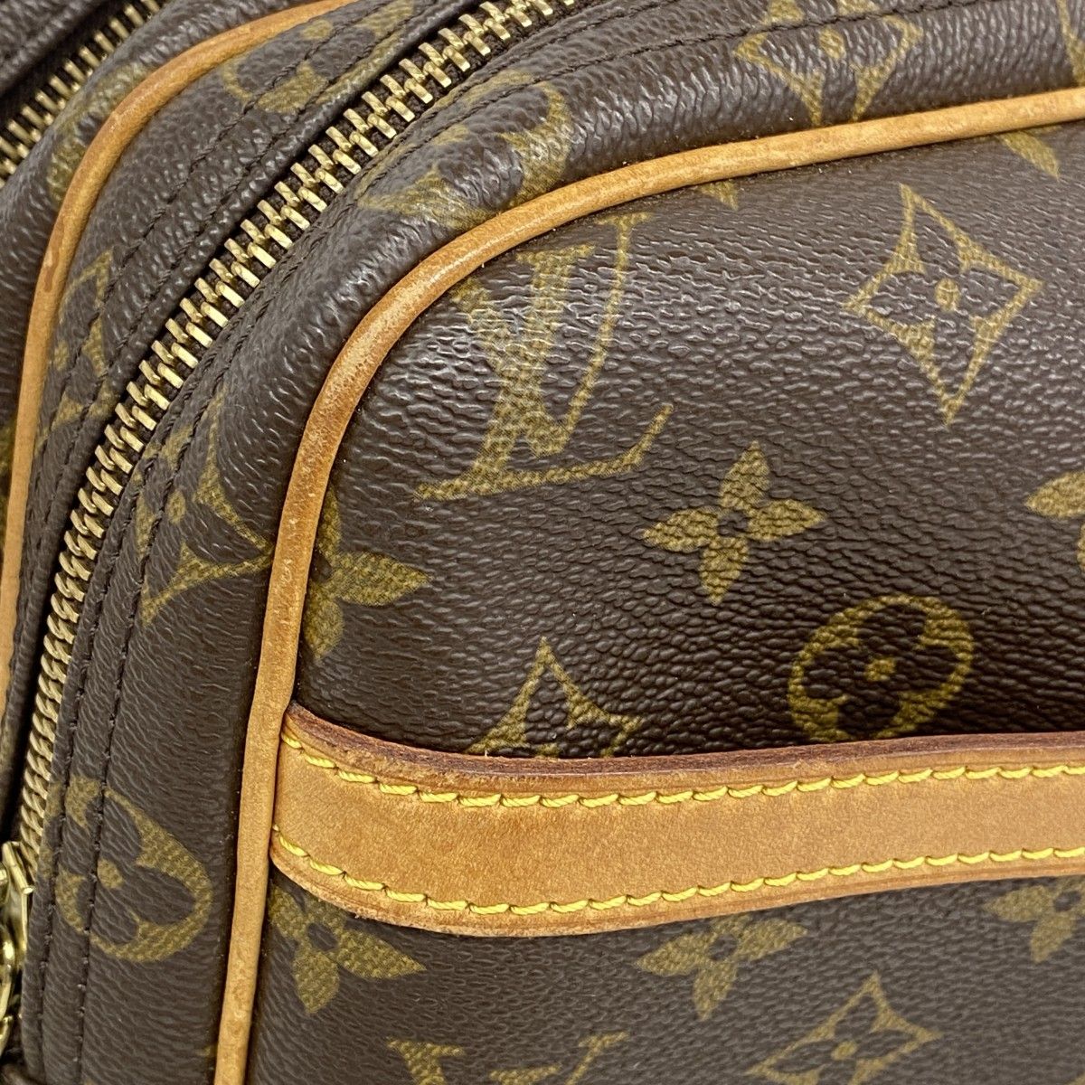 Louis Vuitton Shoulder Bag Monogram Reporter PM Brown — view 7