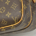 Louis Vuitton Shoulder Bag Monogram Reporter PM Brown — view 6