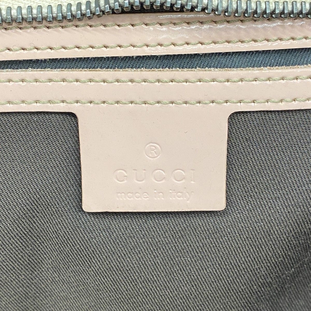 Gucci Tote GG Supreme Brown Pink Silver — view 5