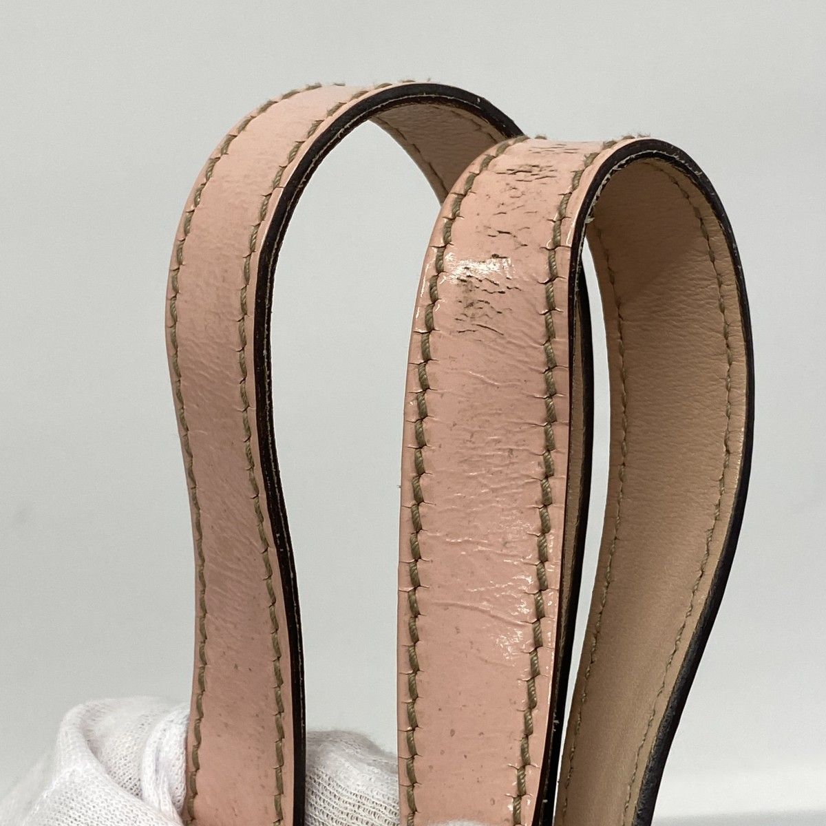 Gucci Tote GG Supreme Brown Pink Silver — view 9