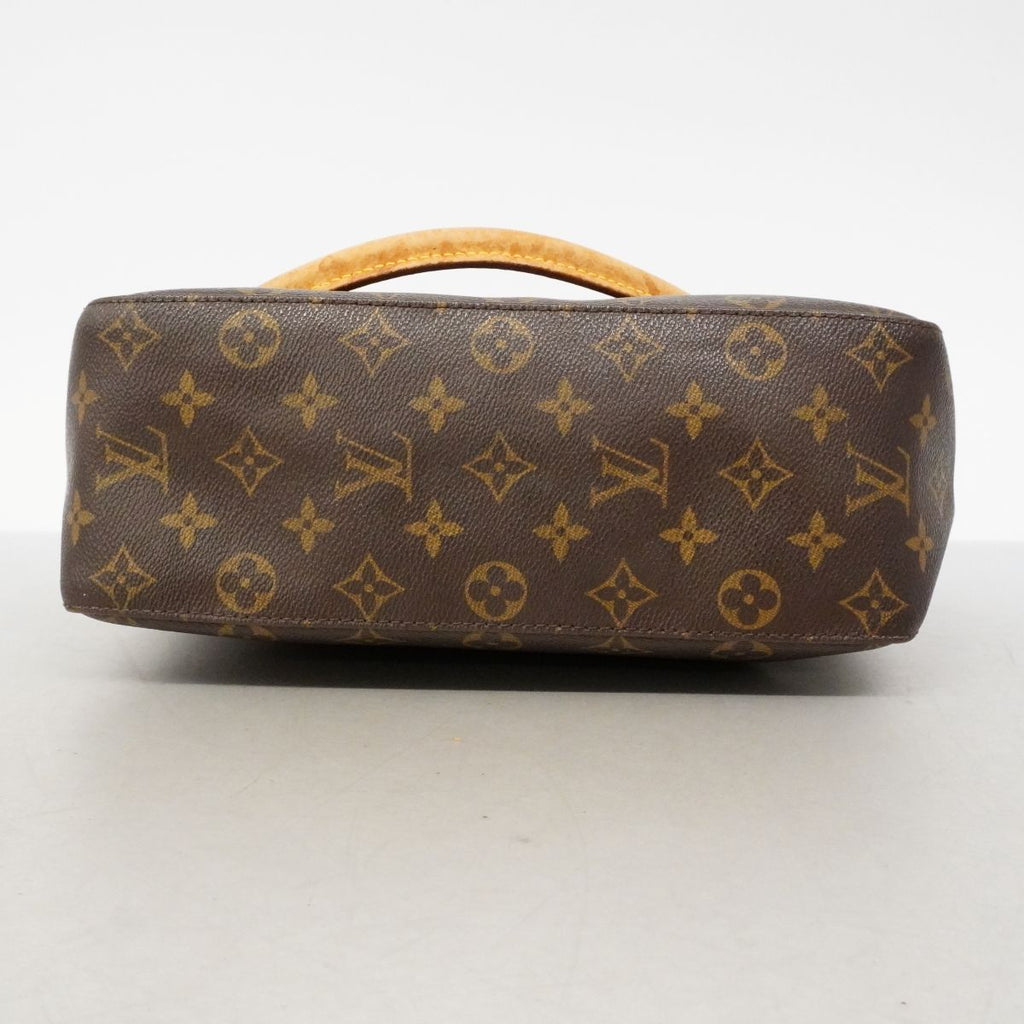 Louis Vuitton Shoulder Bag Monogram Looping GM Brown — view 3