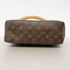 Louis Vuitton Shoulder Bag Monogram Looping GM Brown — view 3