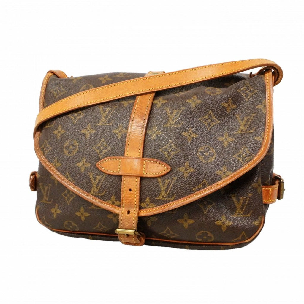 Louis Vuitton Shoulder Bag Monogram Saumur 30 Brown