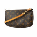 Louis Vuitton Shoulder Bag Monogram Pochette Brown