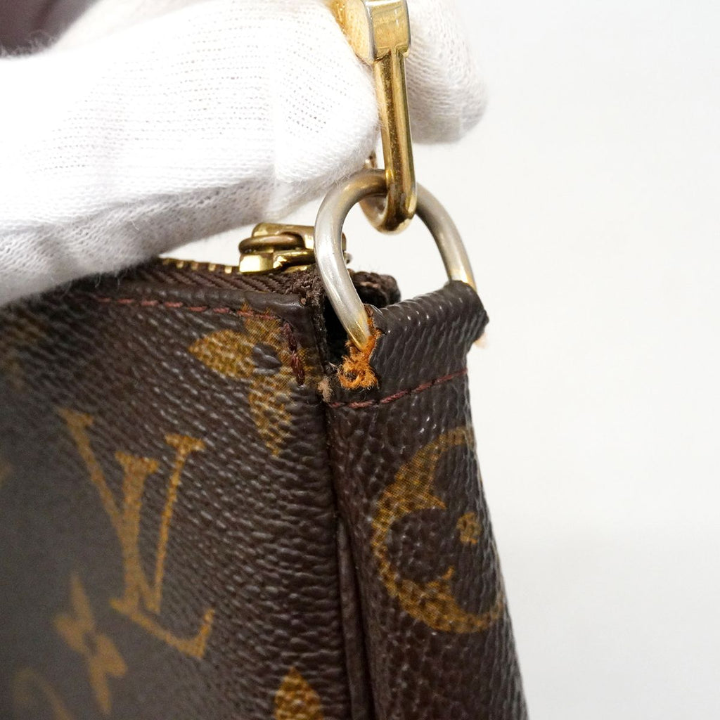Louis Vuitton Shoulder Bag Monogram Pochette Brown — view 8