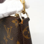 Louis Vuitton Shoulder Bag Monogram Pochette Brown — view 8