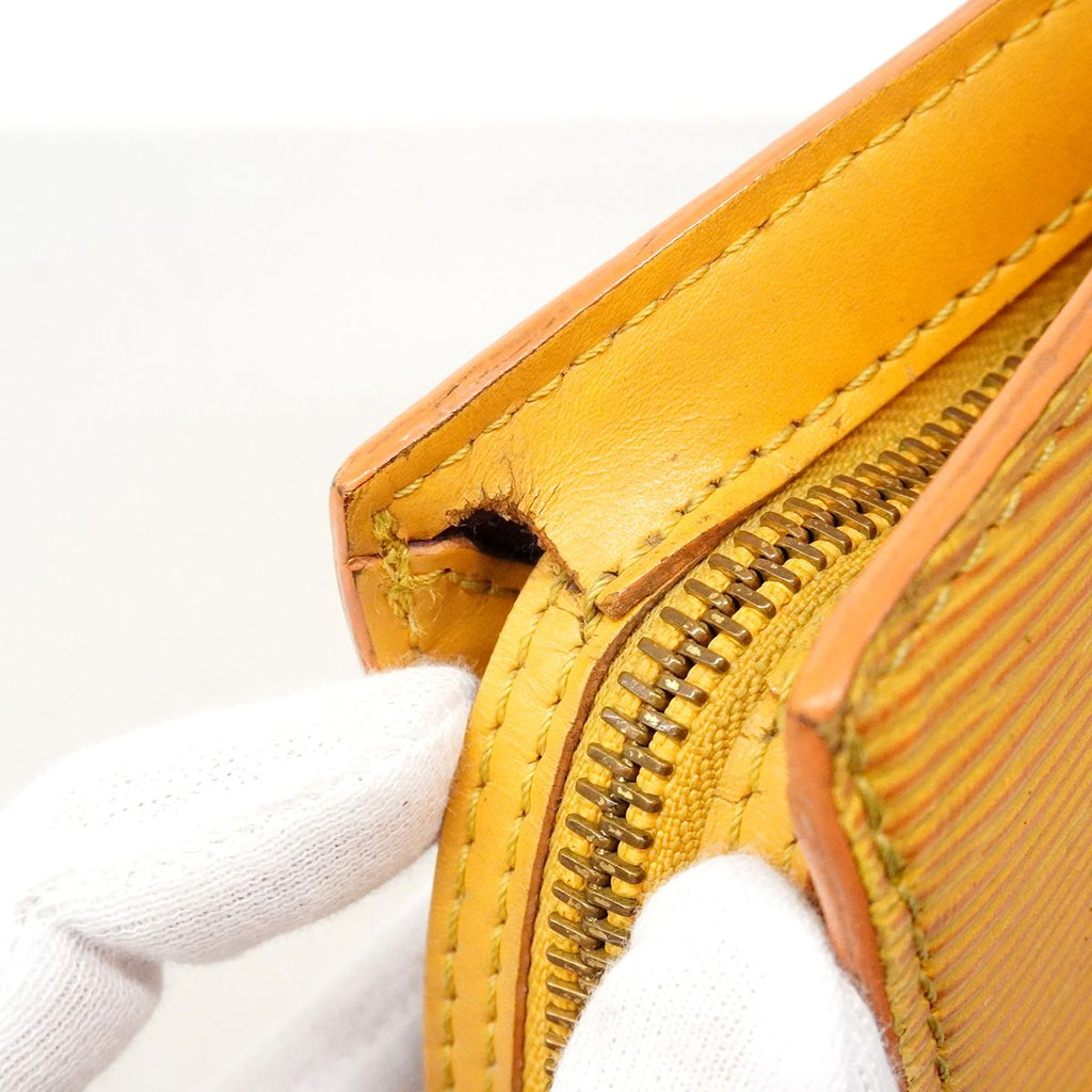 Louis Vuitton Shoulder Bag Epi Saint Jacques Jaune — view 9