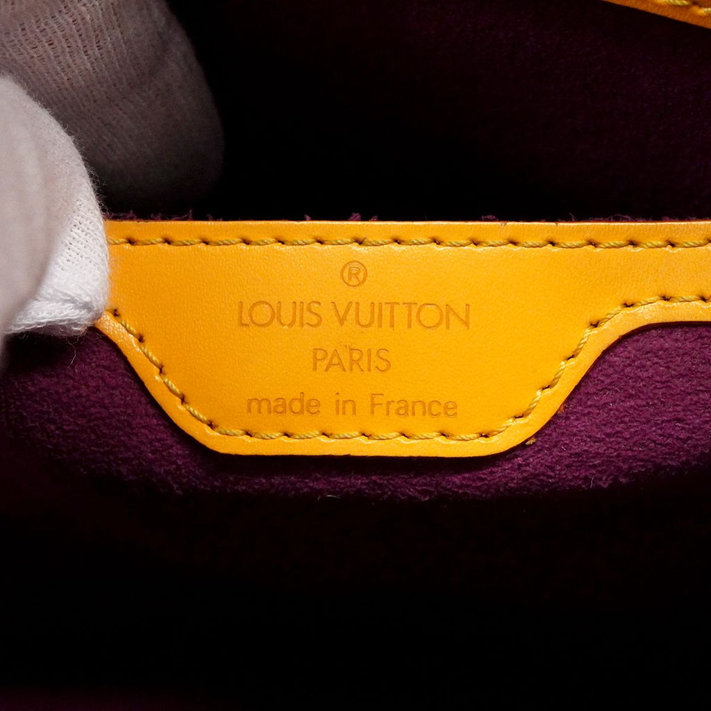 Louis Vuitton Shoulder Bag Epi Saint Jacques Jaune — view 5