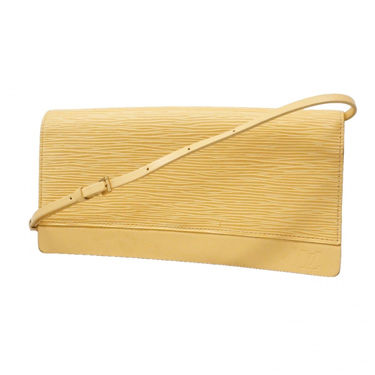 Louis Vuitton Shoulder Bag Epi Honfleur Vanilla