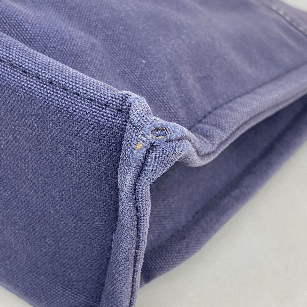 Hermes Tote Deauville PM Canvas Navy Silver — view 6