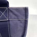 Hermes Tote Deauville PM Canvas Navy Silver — view 8