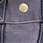 Hermes Tote Deauville PM Canvas Navy Silver — view 9