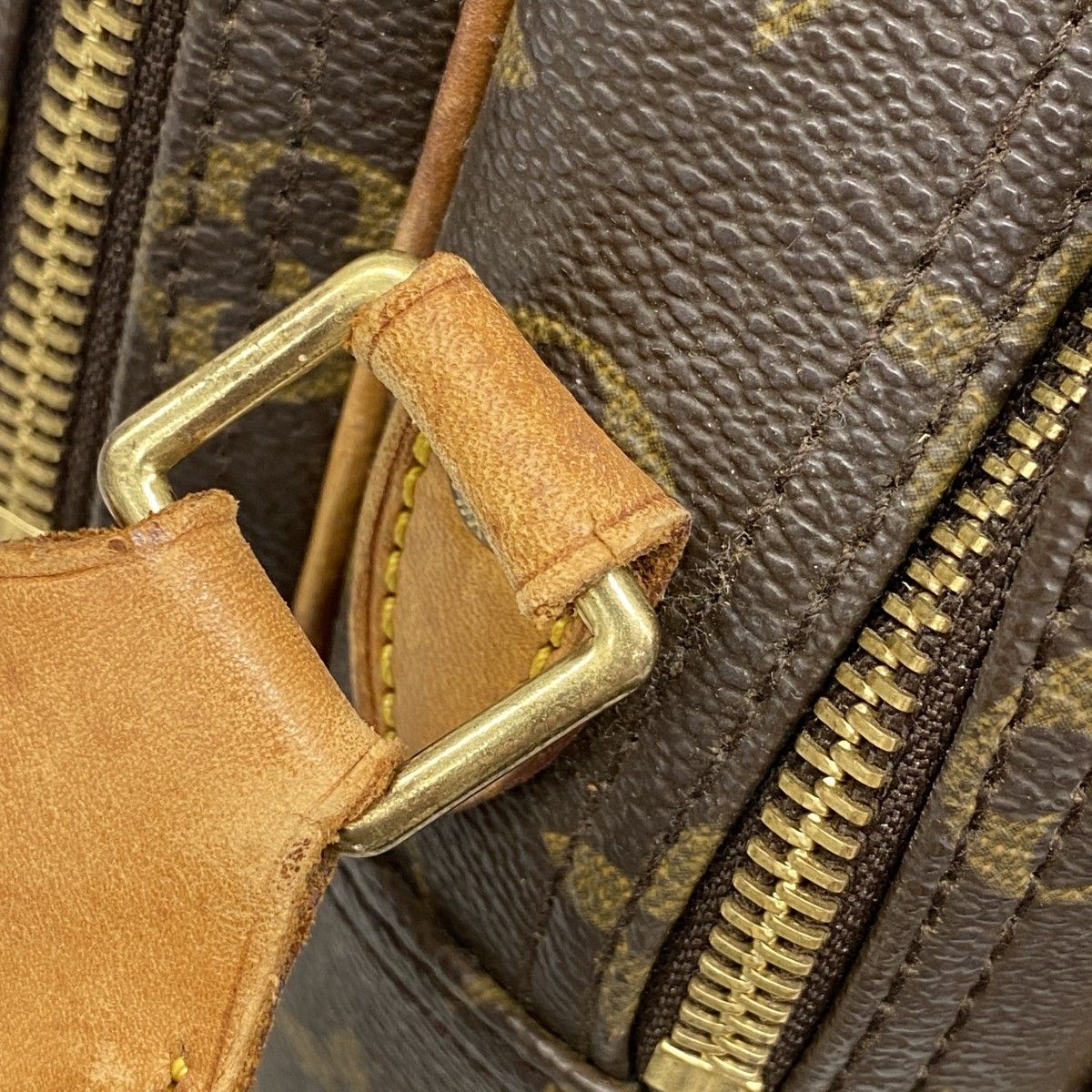 Louis Vuitton Shoulder Bag Monogram Reporter PM Brown — view 8