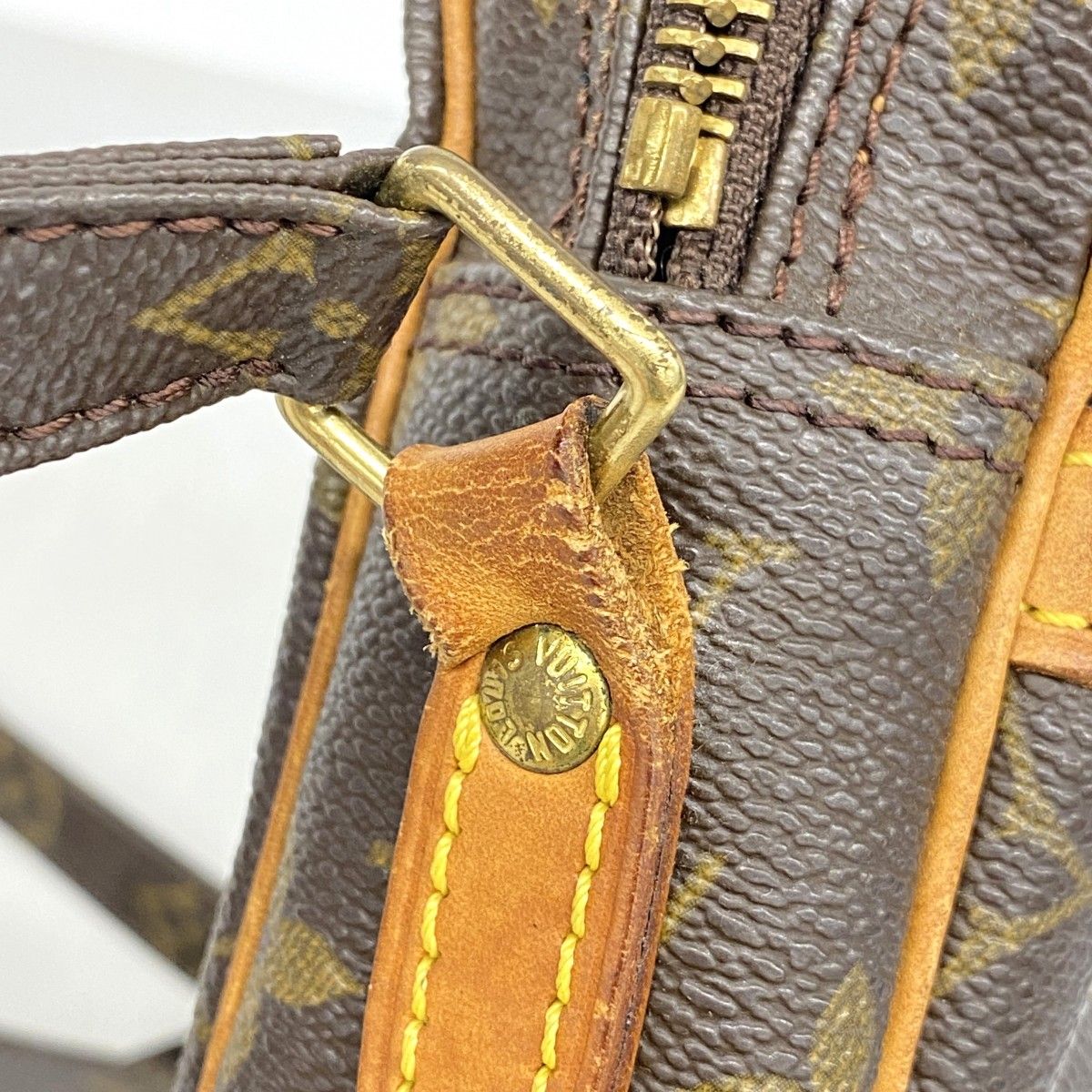 Louis Vuitton Shoulder Bag Monogram Danube Brown — view 7