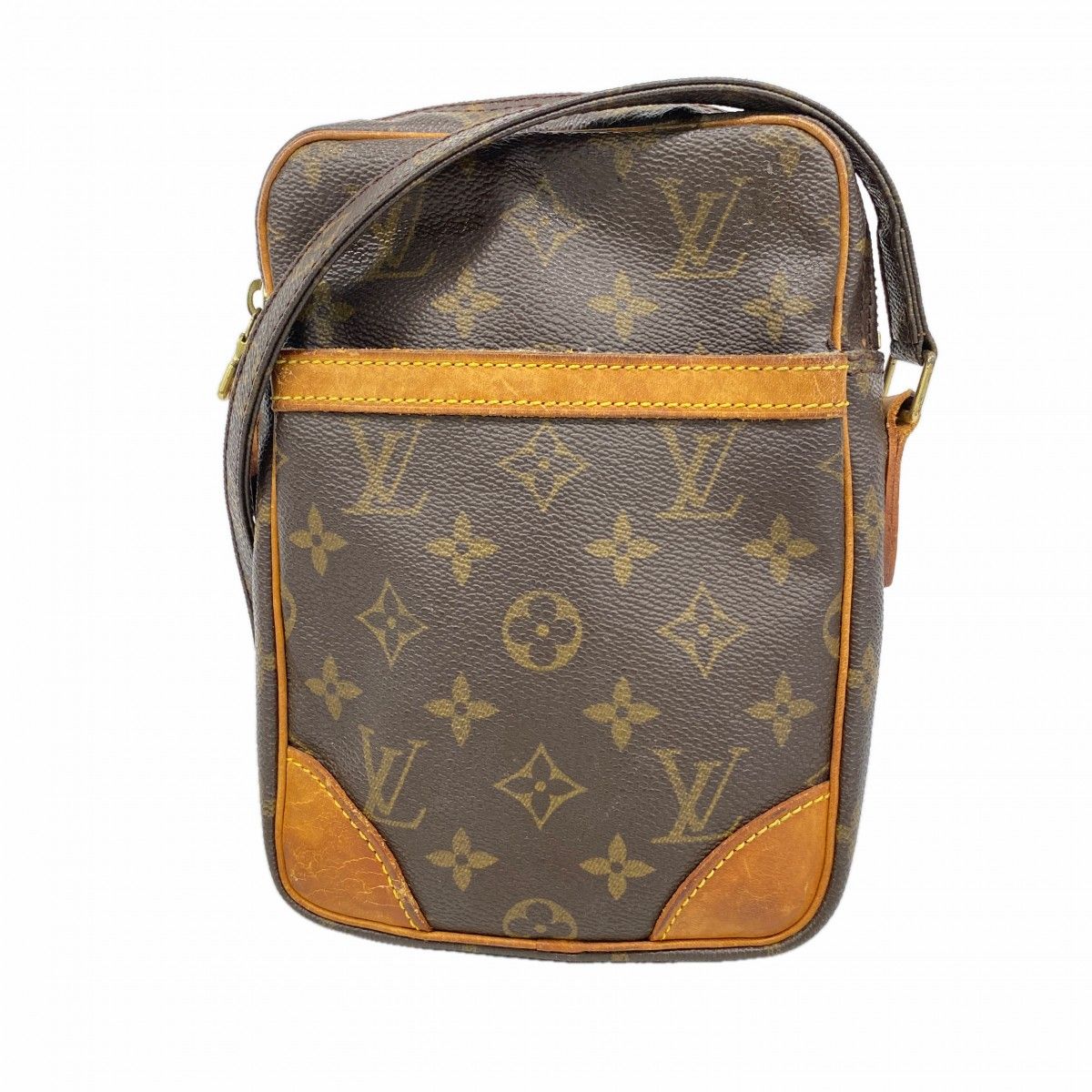Louis Vuitton Shoulder Bag Monogram Danube Brown