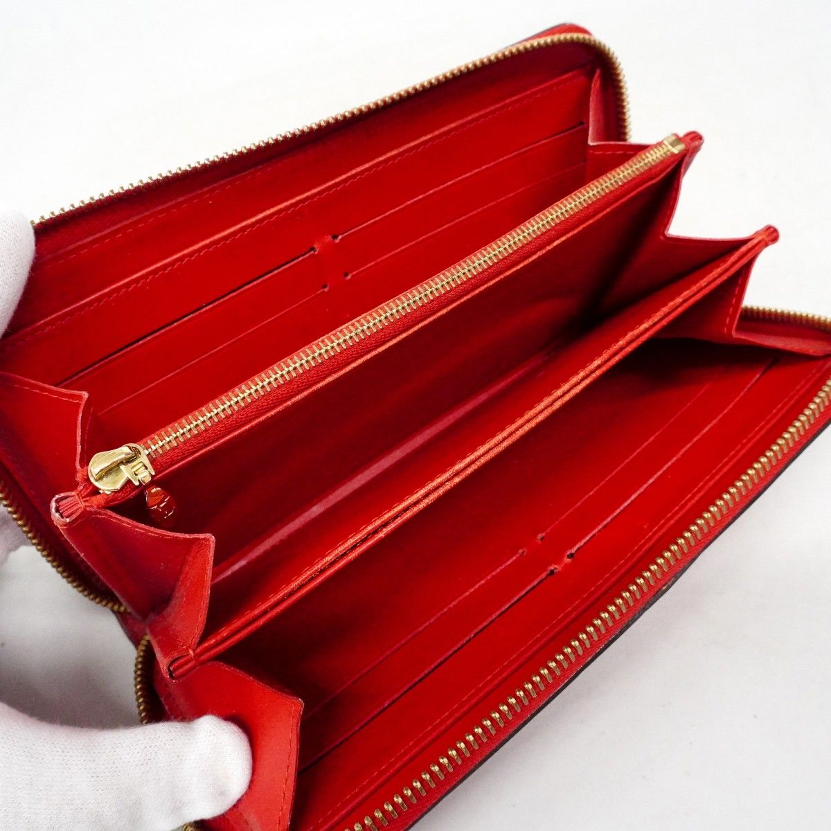 Louis Vuitton Wallet Vernis Zippy Cerise — view 4