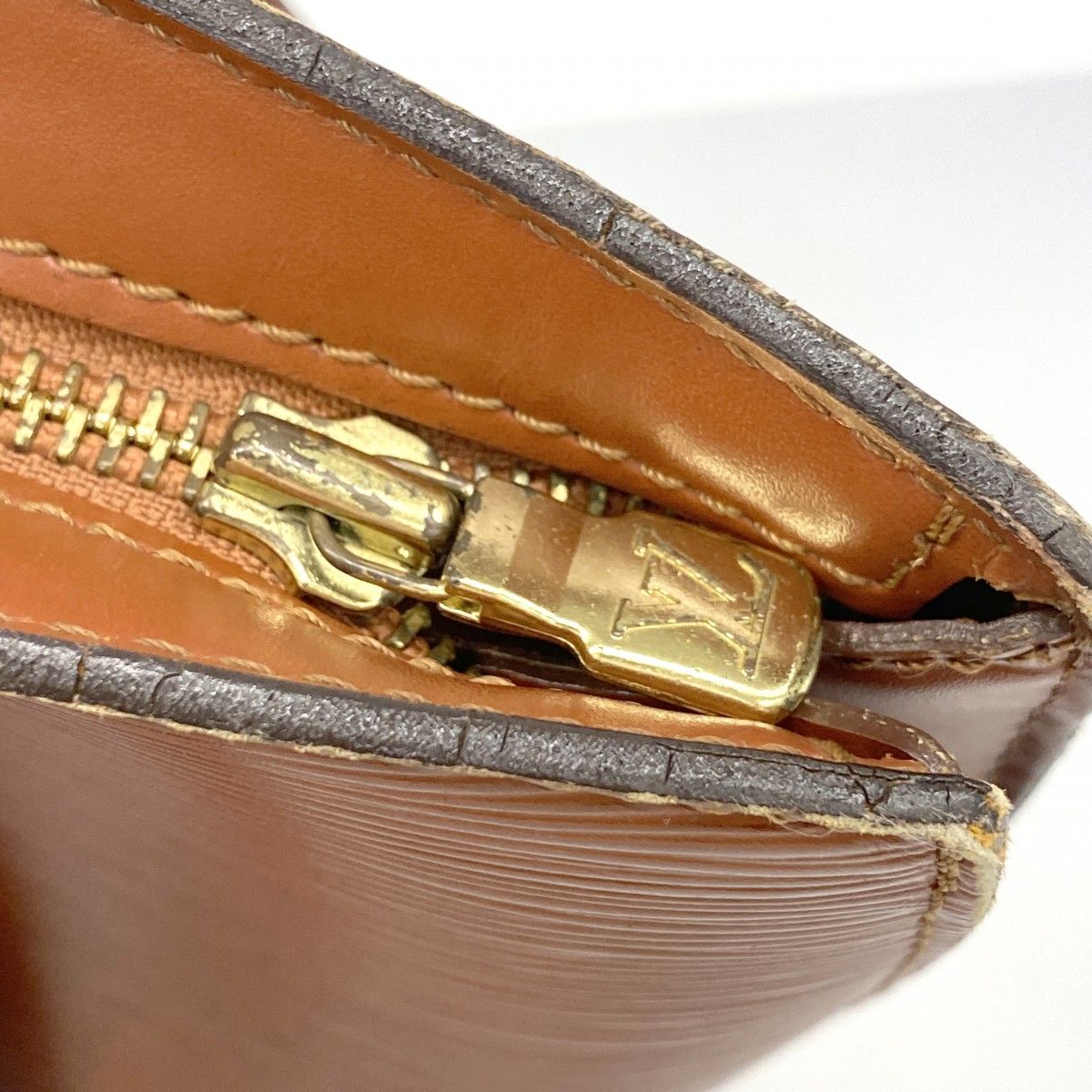 Louis Vuitton Shoulder Bag Epi Saint Jacques Shopping Kenya Brown — view 6