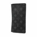 Louis Vuitton Wallet Monogram Eclipse Portefeuille Brazza Black