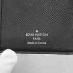 Louis Vuitton Wallet Monogram Eclipse Portefeuille Brazza Black — view 4