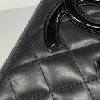 Chanel Wallet Cambon Lambskin Black Silver — view 8