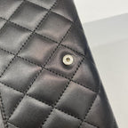 Chanel Wallet Cambon Lambskin Black Silver — view 9