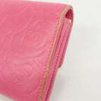 Chanel Wallet Camellia Lambskin Pink Champagne Gold — view 7