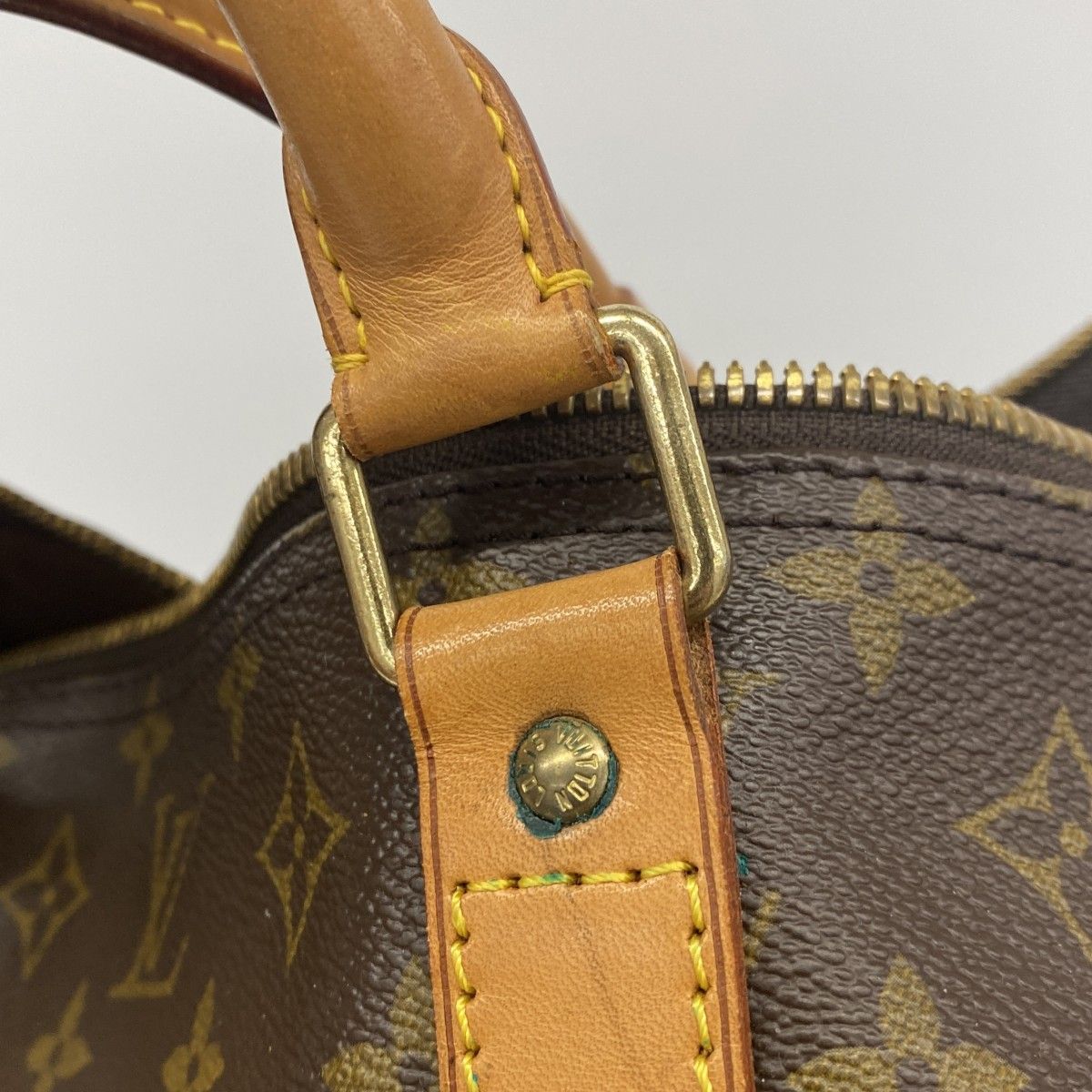 Louis Vuitton Boston Bag Monogram Keepall 60 Brown — view 9