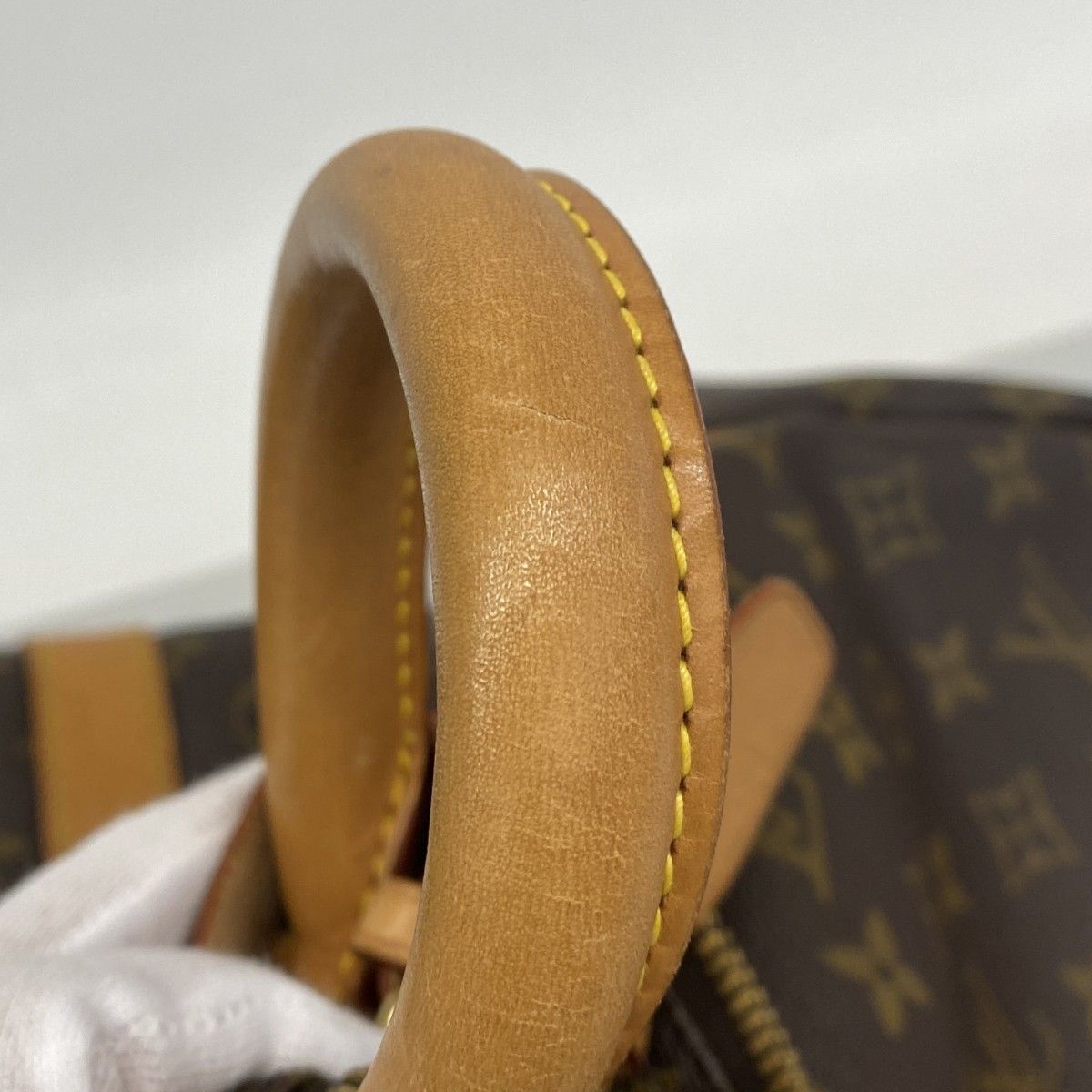 Louis Vuitton Boston Bag Monogram Keepall 60 Brown — view 7