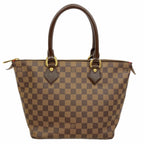 Louis Vuitton Handbag Damier Saleya PM Ebene
