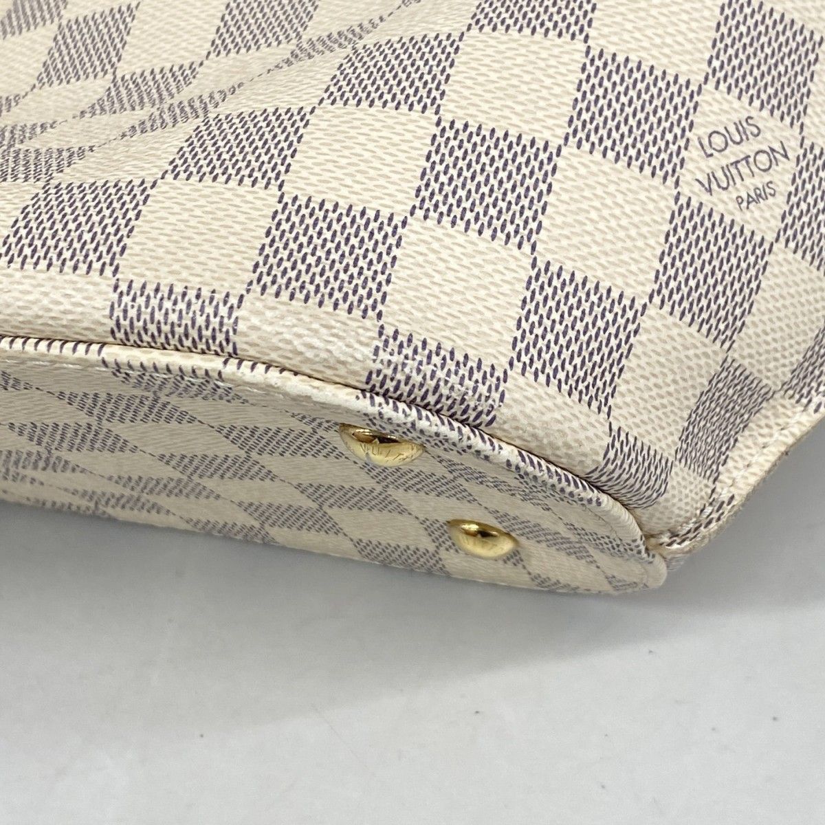 Louis Vuitton Tote Damier Azur Girolatta White — view 7