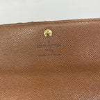 Louis Vuitton Wallet Monogram Pochette Porte-Monnaie Cles Brown — view 4