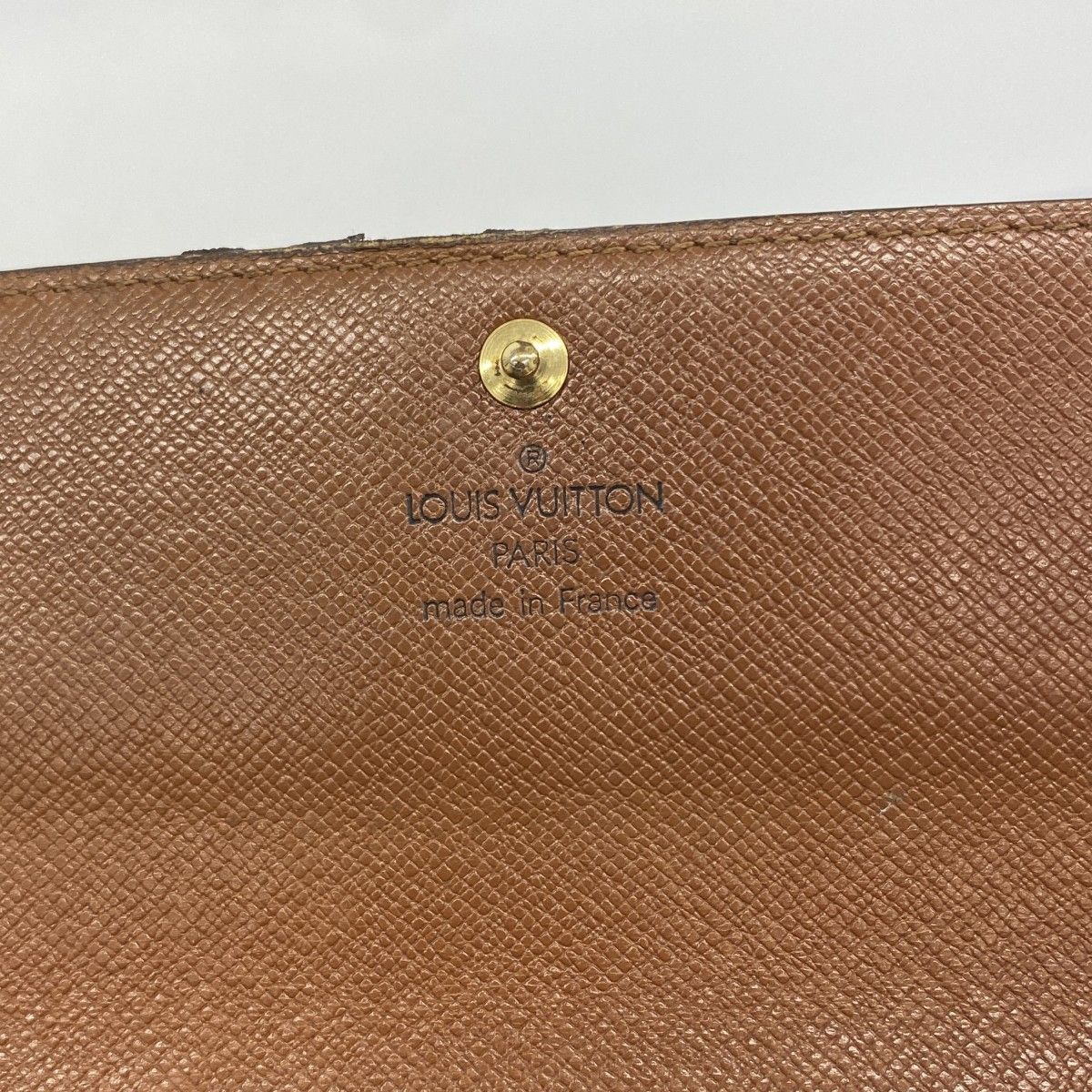 Louis Vuitton Wallet Monogram Pochette Porte-Monnaie Cles Brown — view 4