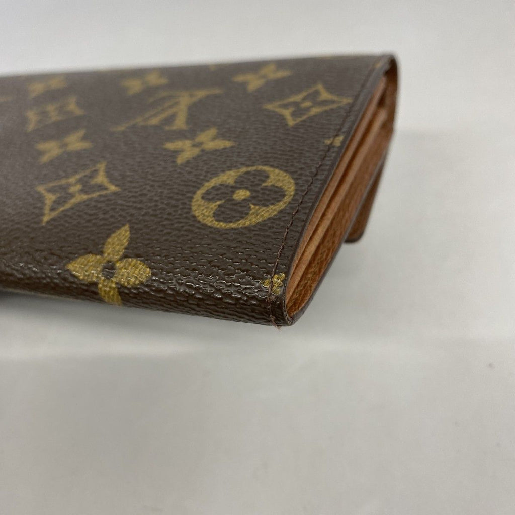 Louis Vuitton Wallet Monogram Pochette Porte-Monnaie Cles Brown — view 8