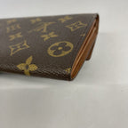 Louis Vuitton Wallet Monogram Pochette Porte-Monnaie Cles Brown — view 8