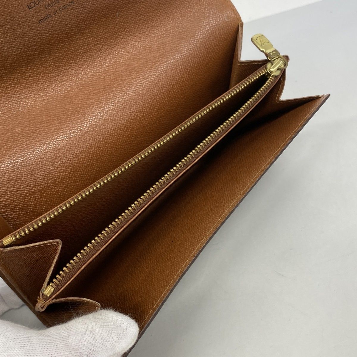 Louis Vuitton Wallet Monogram Pochette Porte-Monnaie Cles Brown — view 3