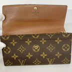 Louis Vuitton Wallet Monogram Pochette Porte-Monnaie Cles Brown — view 9