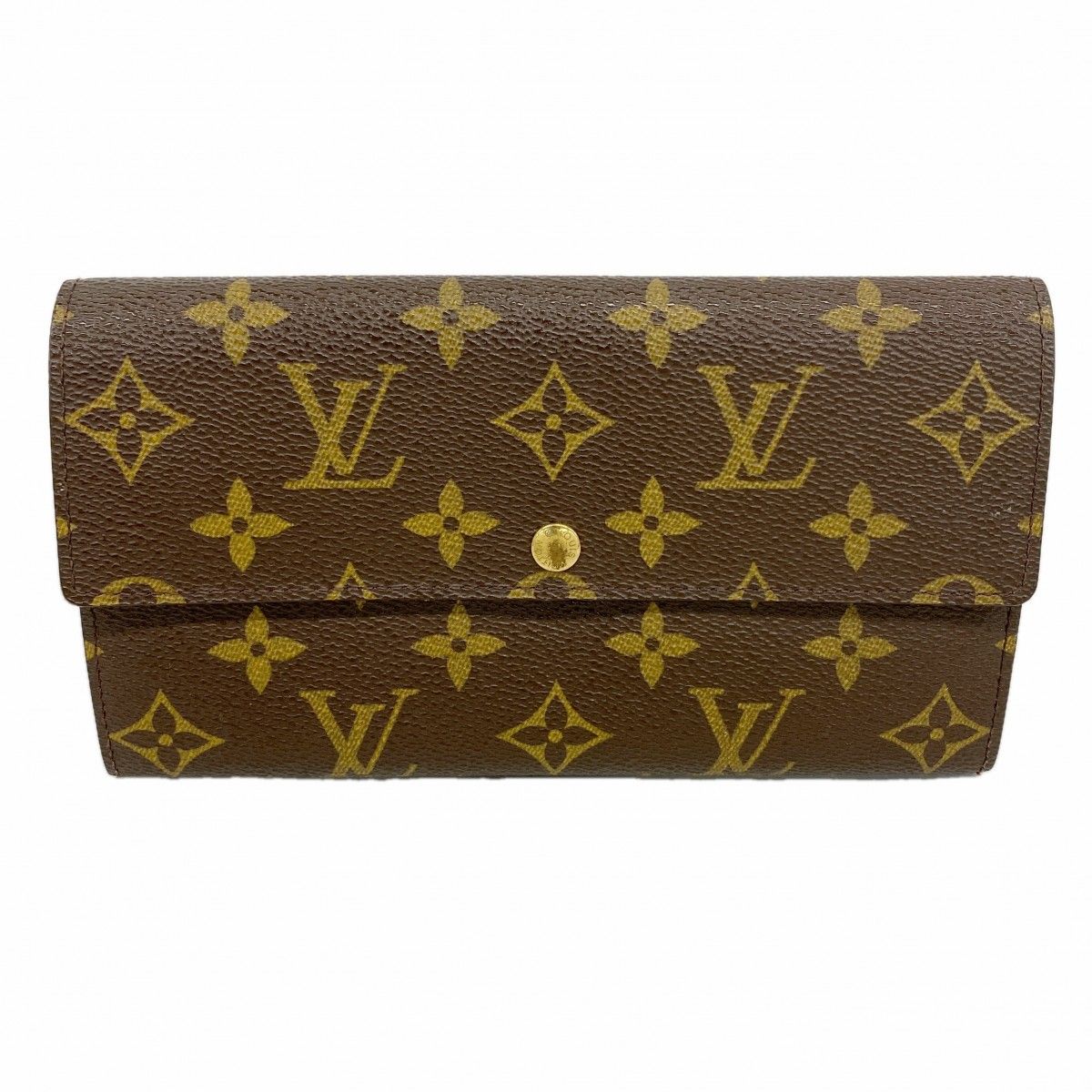 Louis Vuitton Wallet Monogram Pochette Porte-Monnaie Cles Brown