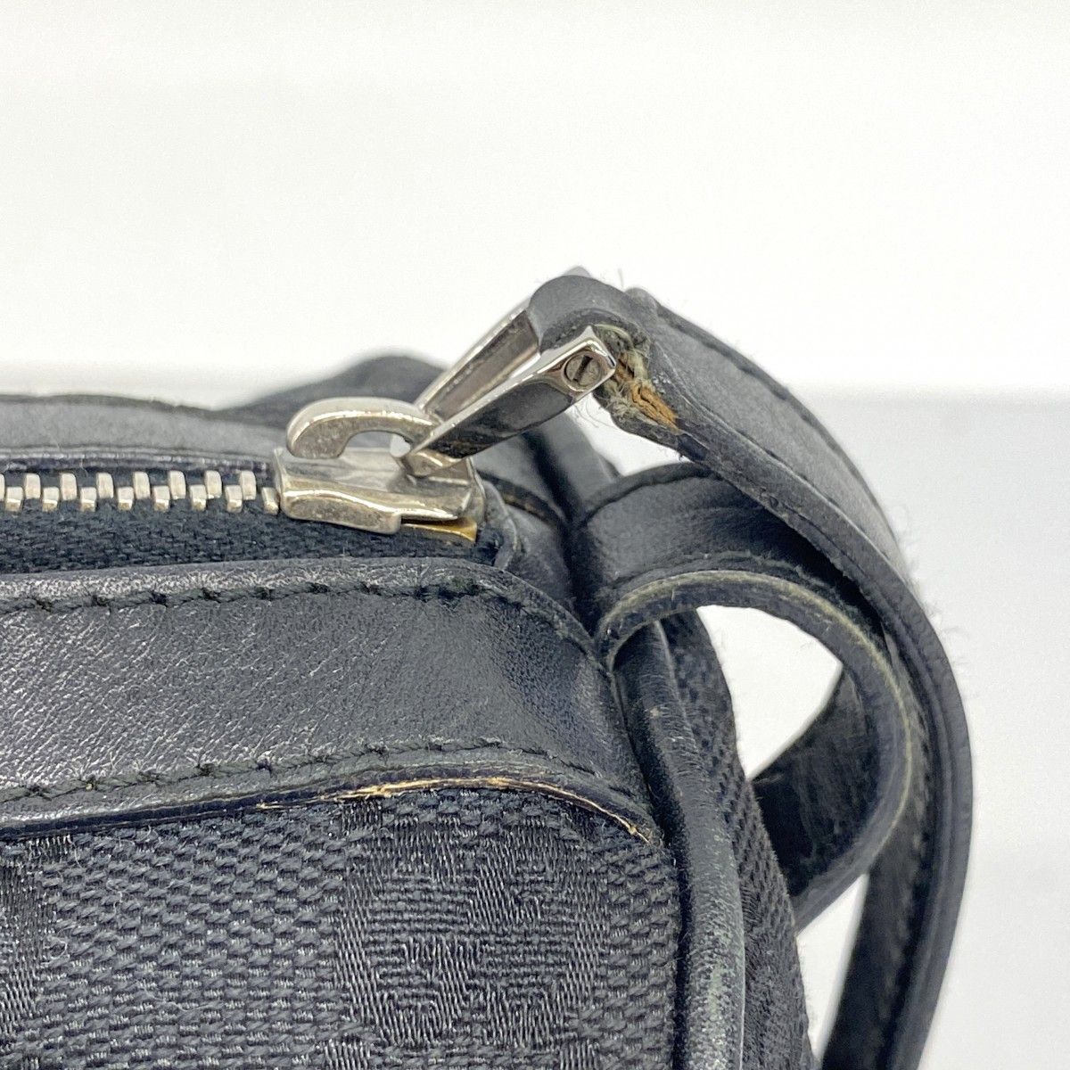 Gucci Handbag GG Canvas 000 Black Silver — view 7