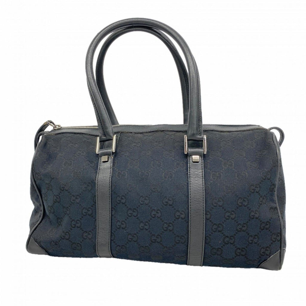 Gucci Handbag GG Canvas 000 Black Silver