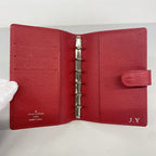 Louis Vuitton Notebook Cover Epi Agenda PM Rouge — view 3