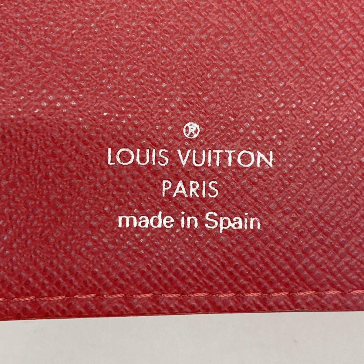 Louis Vuitton Notebook Cover Epi Agenda PM Rouge — view 4