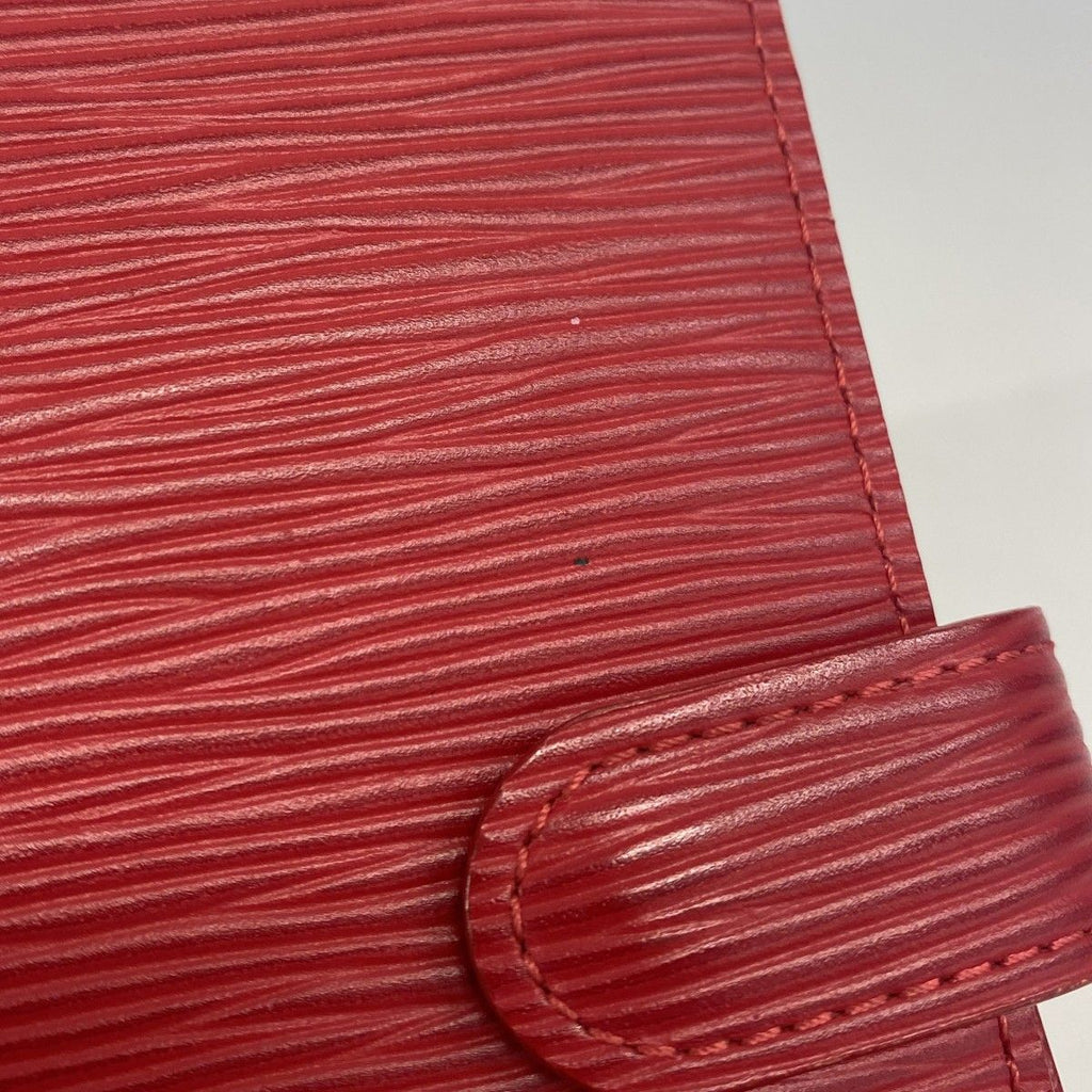 Louis Vuitton Notebook Cover Epi Agenda PM Rouge — view 8