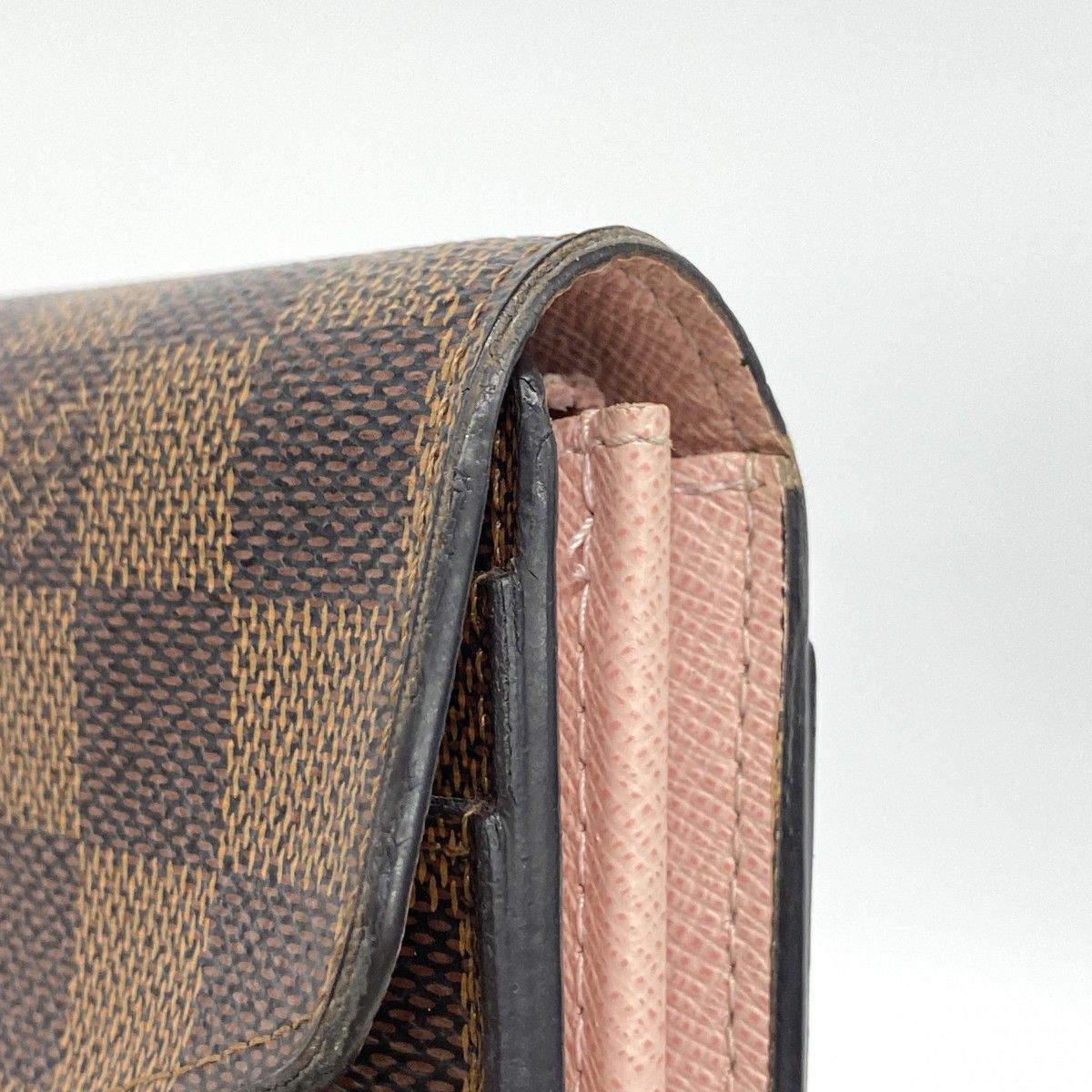 Louis Vuitton Wallet Damier Portefeuille Sarah Rose Velours — view 7