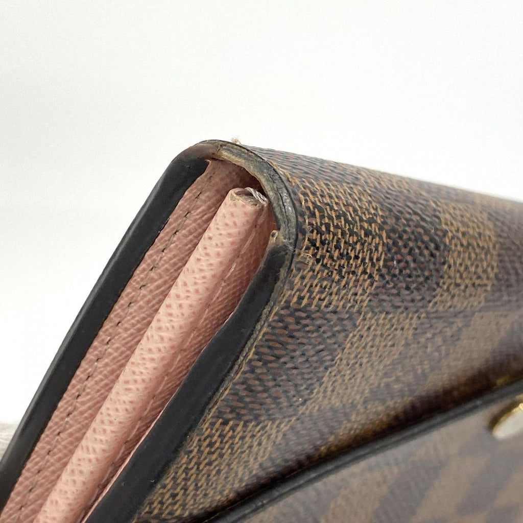 Louis Vuitton Wallet Damier Portefeuille Sarah Rose Velours — view 6